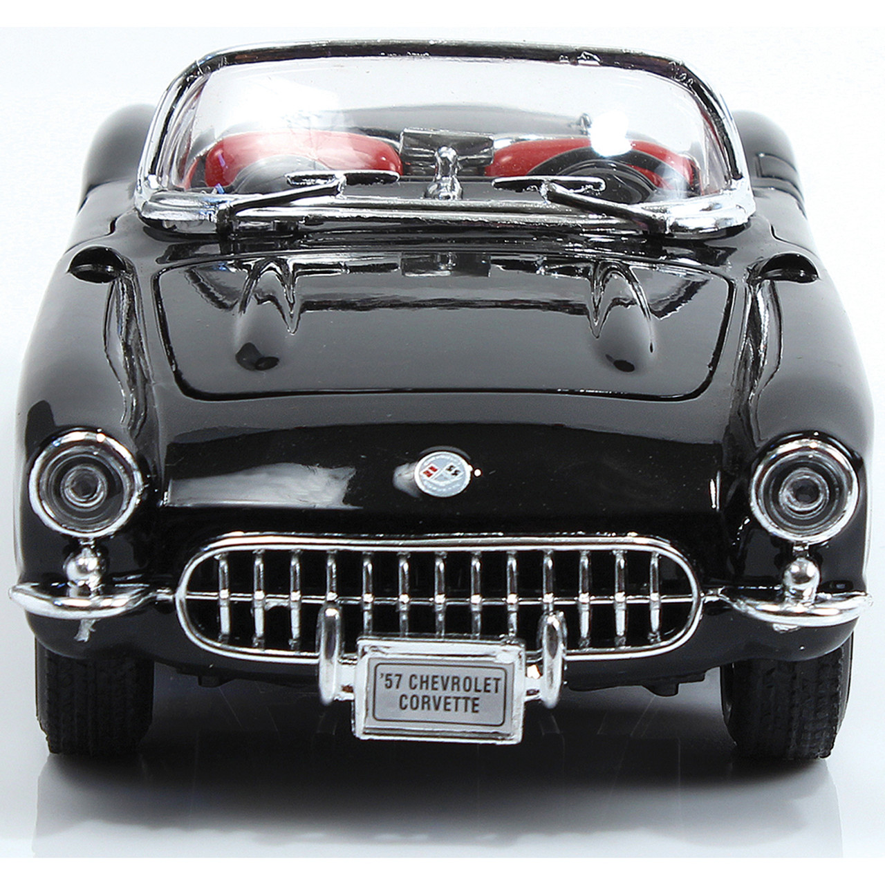 1957 Chevrolet Corvette Convertible - Black 1:24 Scale