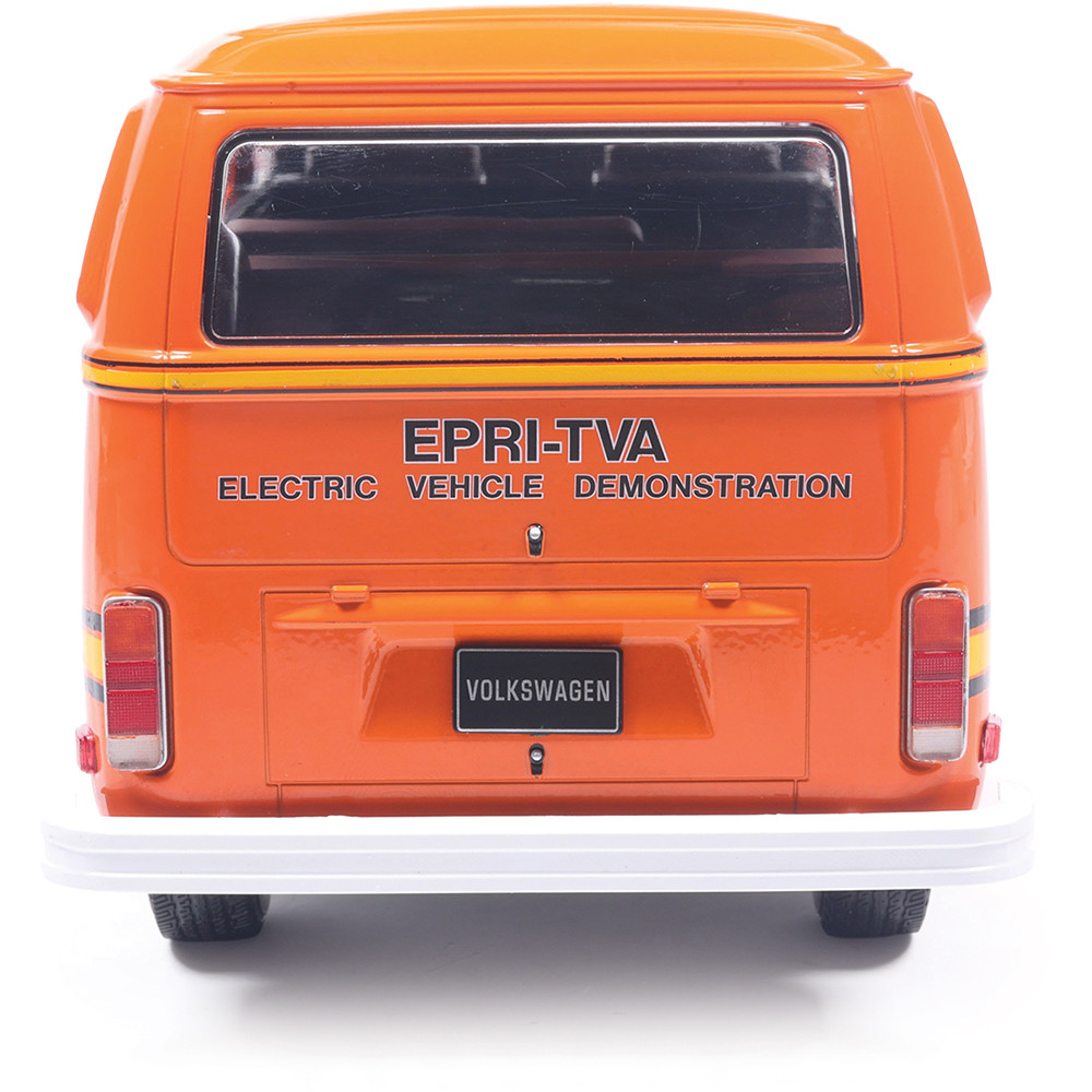 1978 Volkswagen Type 2 Bus Elektrotransporter - Orange 1:18 Scale