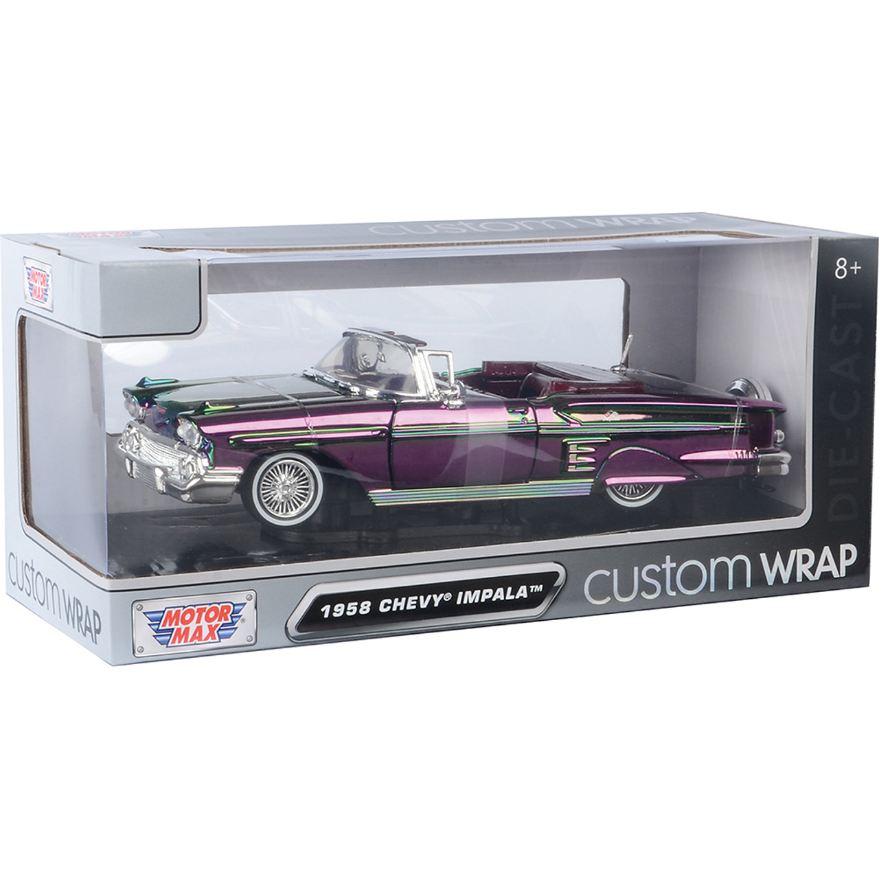 1958 Chevy Impala - Custom Wrap 1:24 Scale | Collectable Diecast