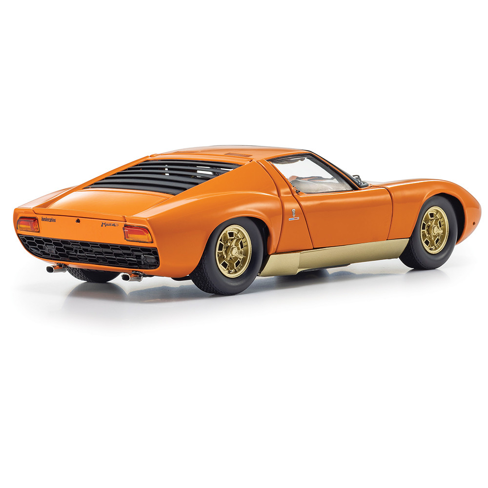 Lamborghini Miura P400 - Orange/Gold 1:18 Scale | Collectable Diecast