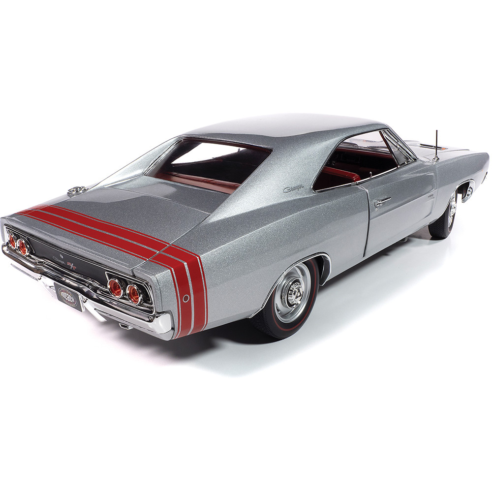 1968 Dodge Charger R/T MCACN - AA1 Silver 1:18 Scale | Collectable
