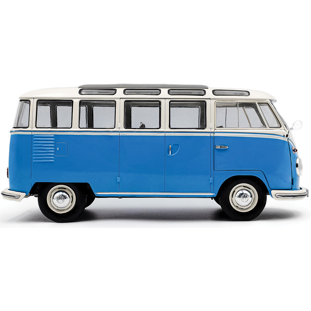 1962 Volkswagen T1 Samba - Blue/White 1:18 Scale | Collectable Diecast