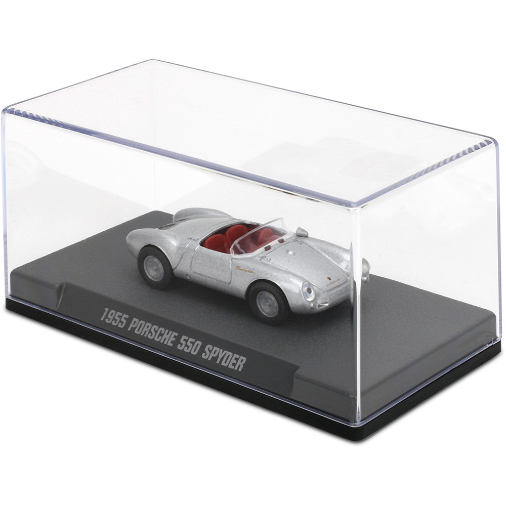 1955 Porsche 550 Spyder - Silver 1:64 Scale | Collectable Diecast