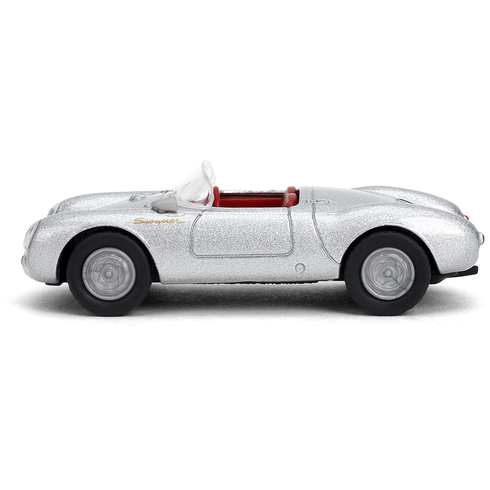 1955 Porsche 550 Spyder - Silver 1:64 Scale | Collectable Diecast