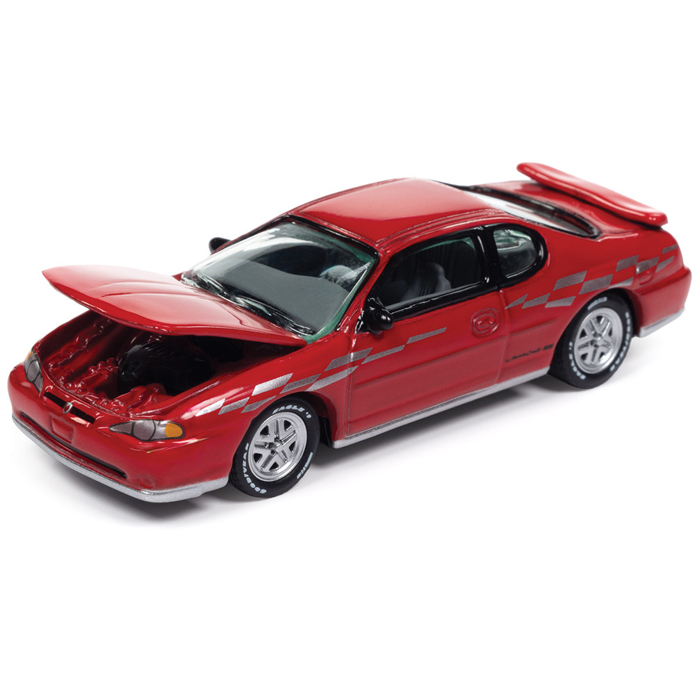2000 Chevy Monte Carlo SS - Torch Red w/Silver Checkered Flag Side