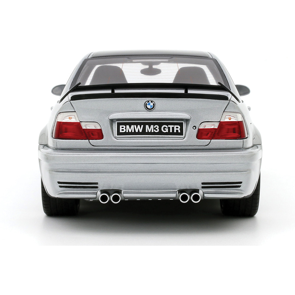 2001 BMW E46 M3 GTR STREET TITAN - SILVER METALLIC 1:18 Scale