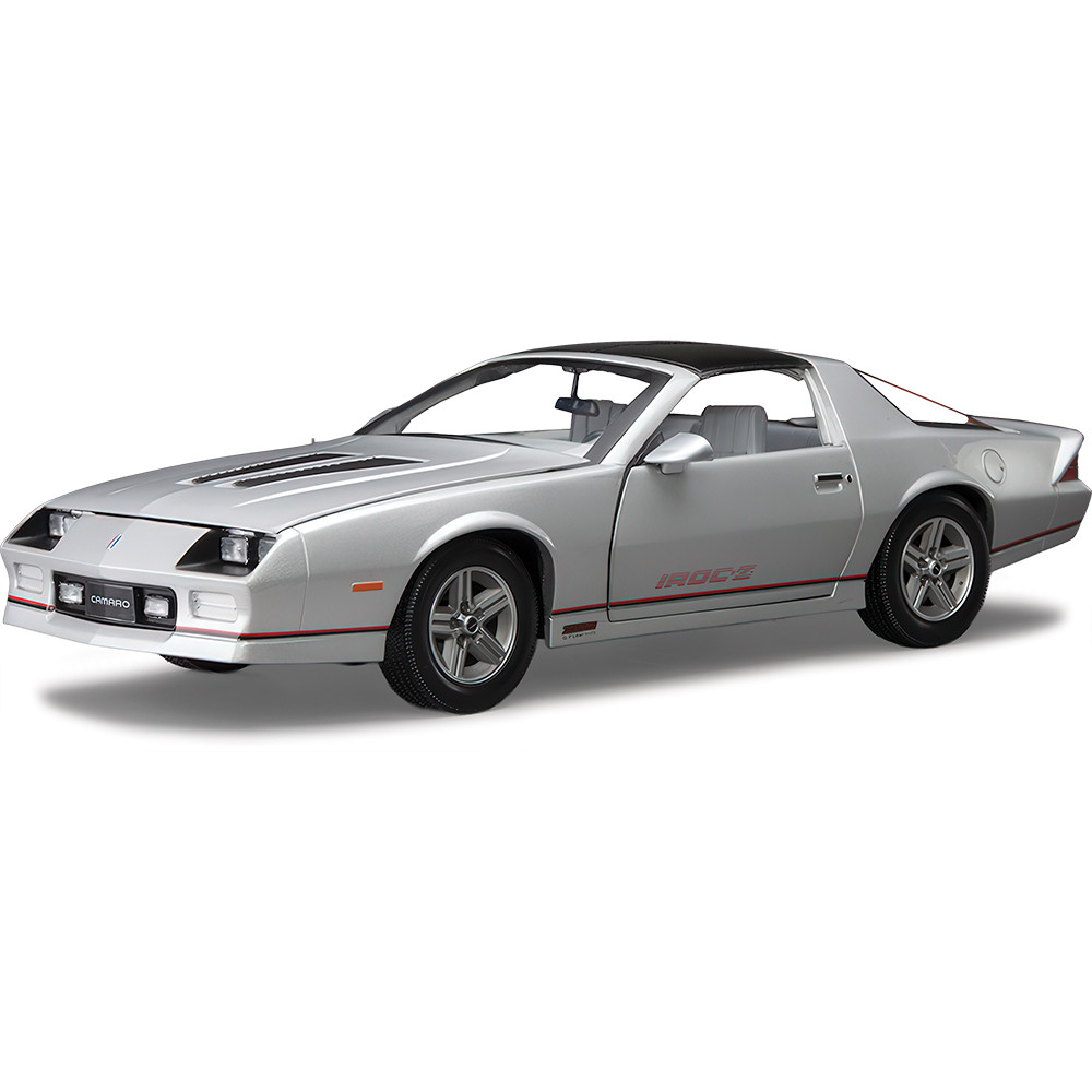 1985 Chevrolet Camaro IROC- Silver 1:18 Scale | Collectable Diecast