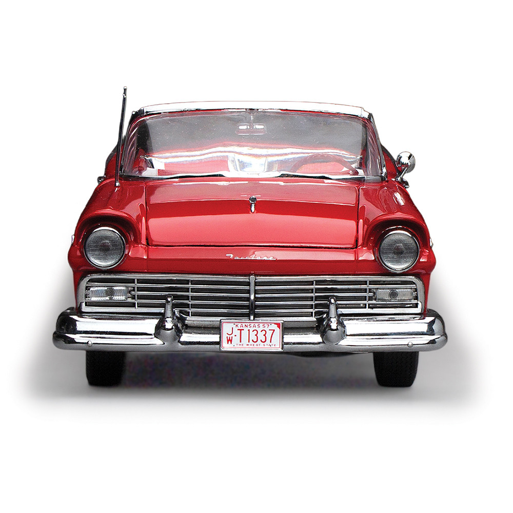 1957 Ford Fairlane 500 Skyliner-Flame Red 1:18 Scale | Collectable
