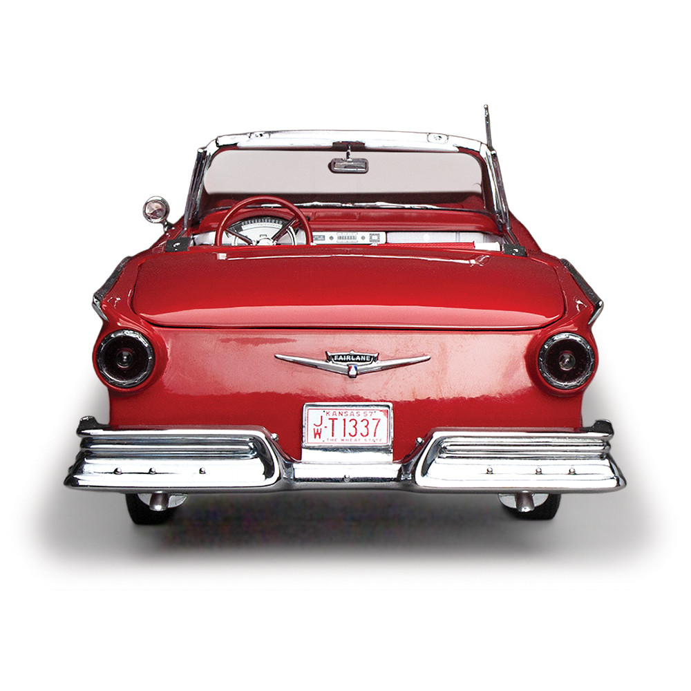 1957 Ford Fairlane 500 Skyliner-Flame Red 1:18 Scale | Collectable