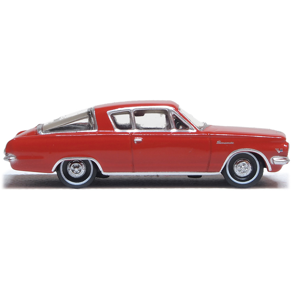 1965 Plymouth Barracuda - Medium Red 1:87 Scale | Collectable Diecast