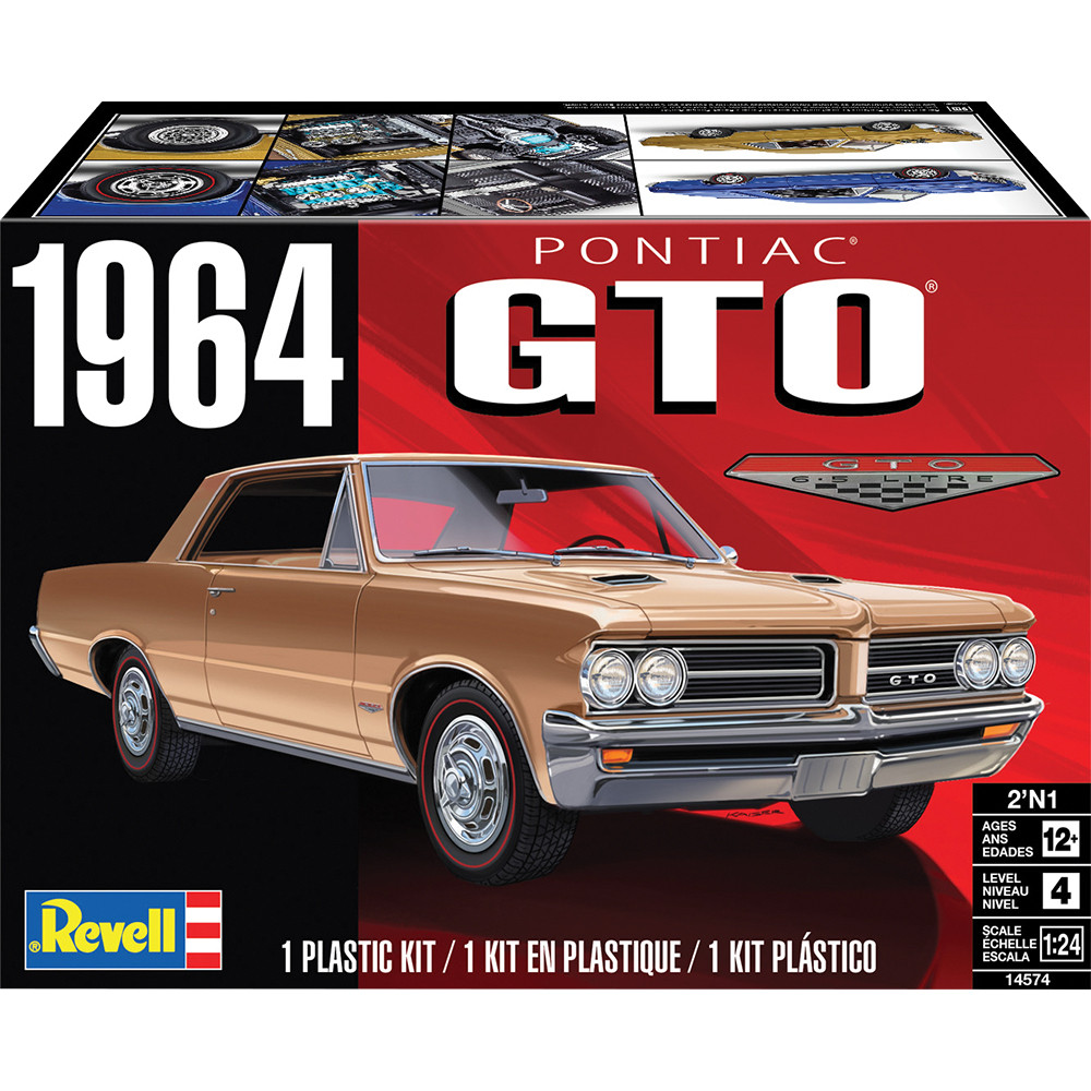 1964 Pontiac GTO - Plastic Model Kit 1:24 Scale | Collectable Diecast