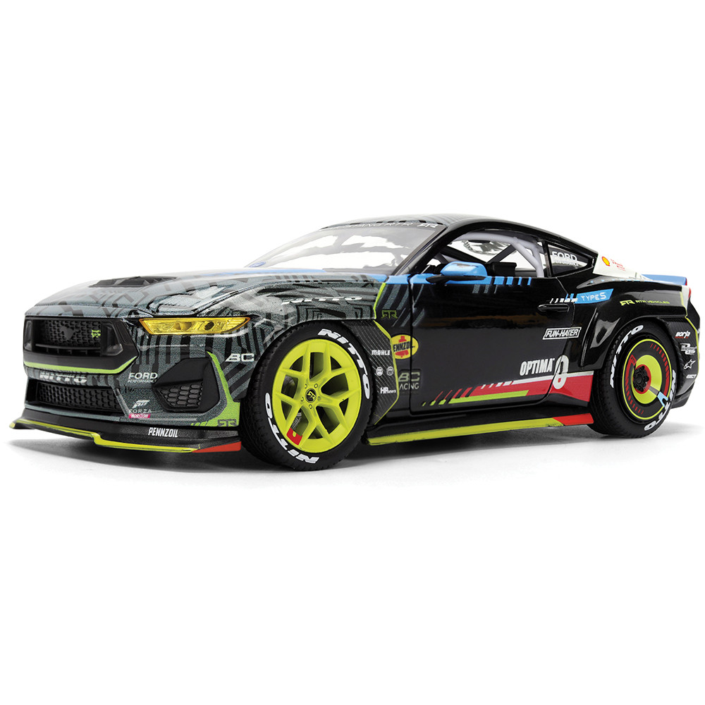 2025 Ford Mustang RTR w/Lights - Vaughn Gittin Jr. 1:24 Scale