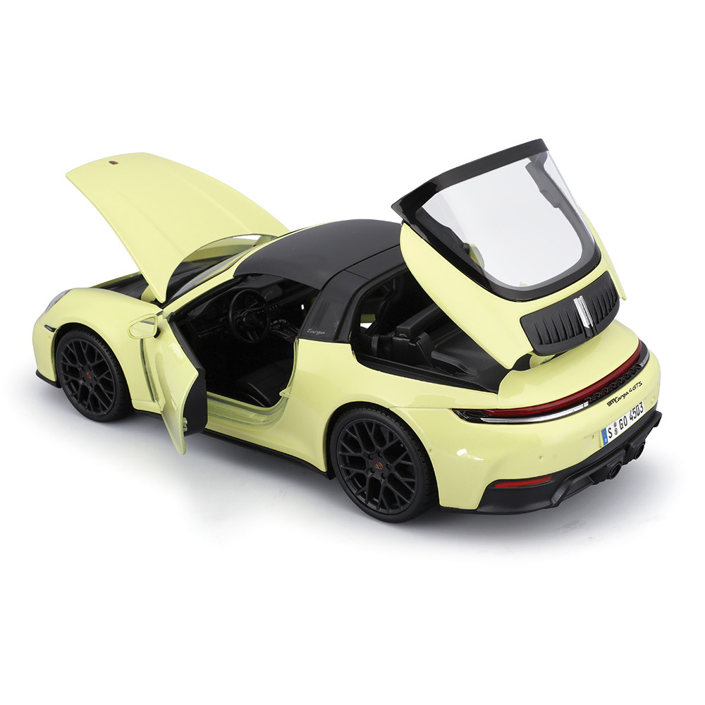 2025 Porsche 911 Carrera GTS (Hybrid) - Yellow 1:18 Scale