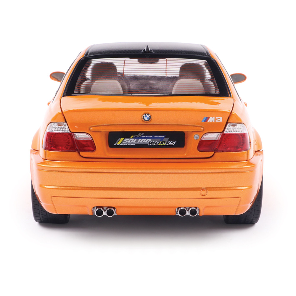2000 BMW E46 M3 Coupe Solido Works - Orange 1:18 Scale