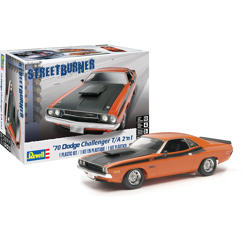 1970 Dodge Challenger 2'n1 Model Kit 1:24 Scale | Collectable Diecast