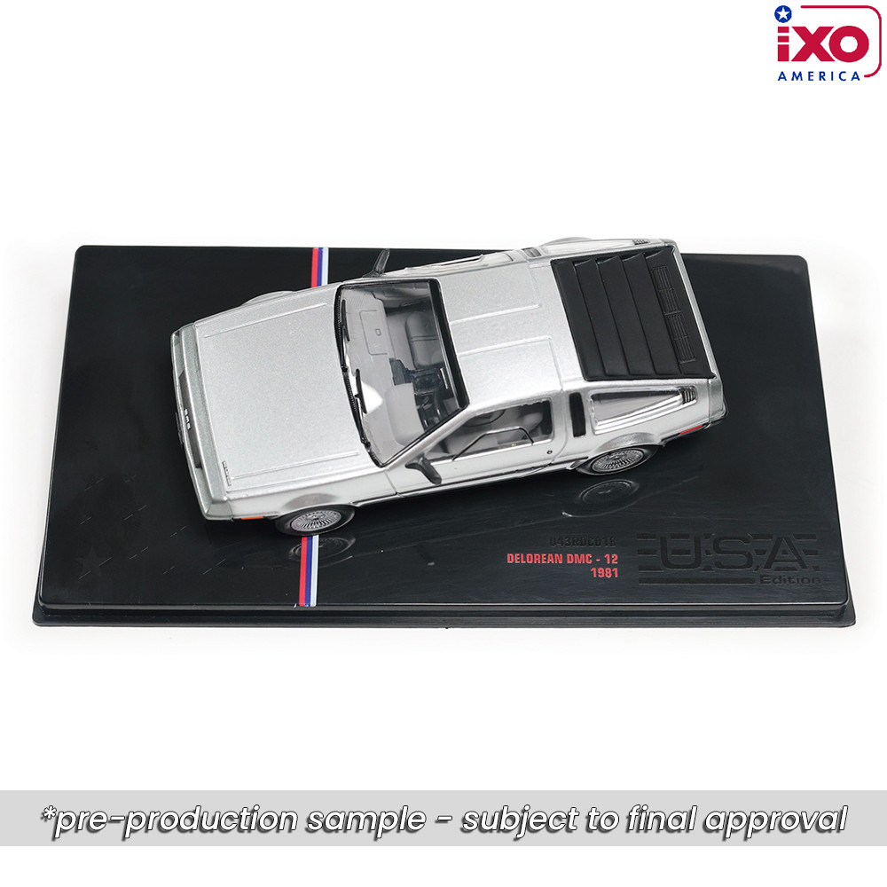 1981 DeLorean DMC-12 - Silver 1:43 Scale | Collectable Diecast