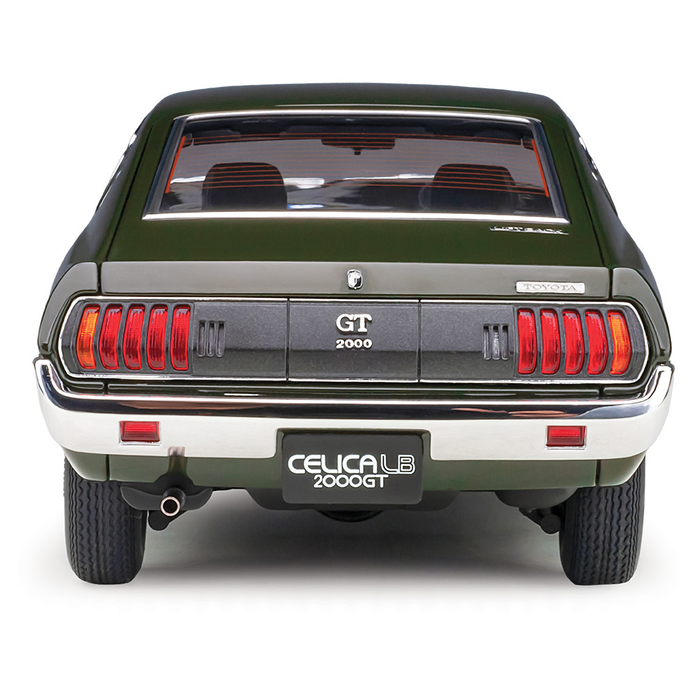 1973 Toyota Celica Liftback 2000GT (RA25) - Moss Green 1:18 Scale