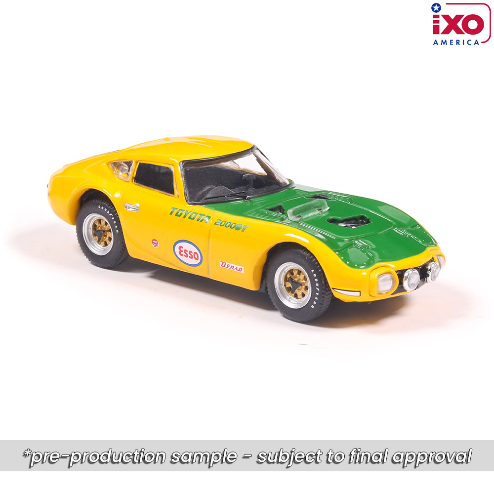 1966 Toyota 2000GT - Yatabe Speed Trials - Yellow 1:64 Scale