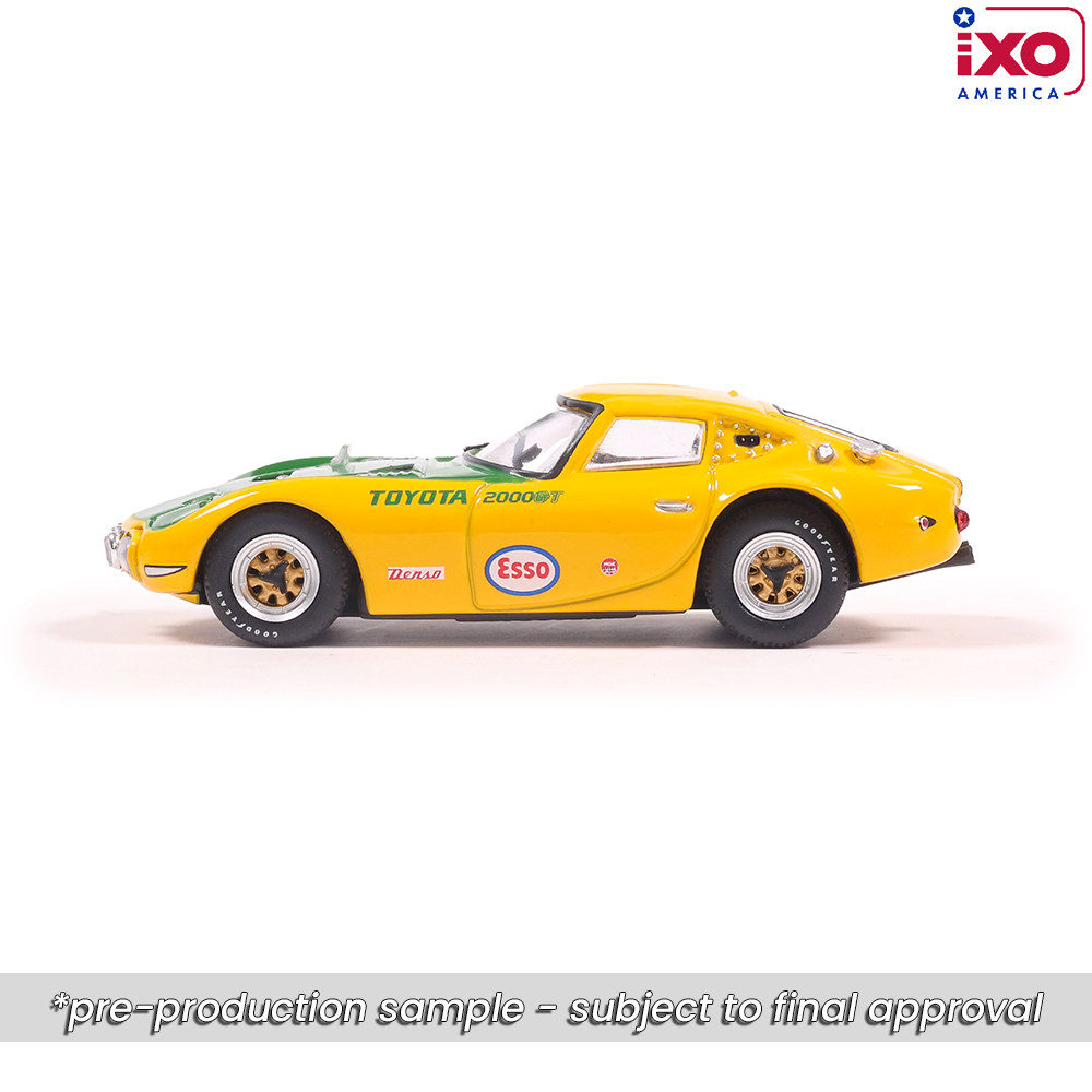 1966 Toyota 2000GT - Yatabe Speed Trials - Yellow 1:64 Scale