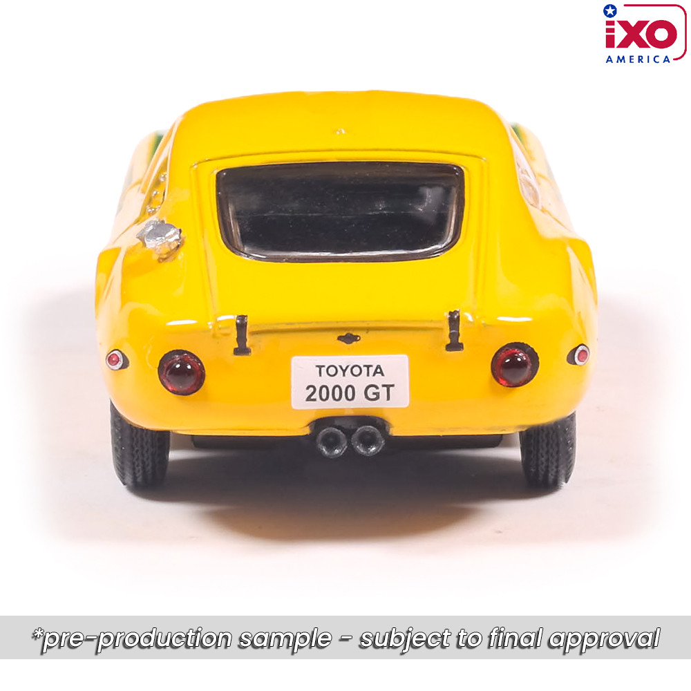 1966 Toyota 2000GT - Yatabe Speed Trials - Yellow 1:64 Scale