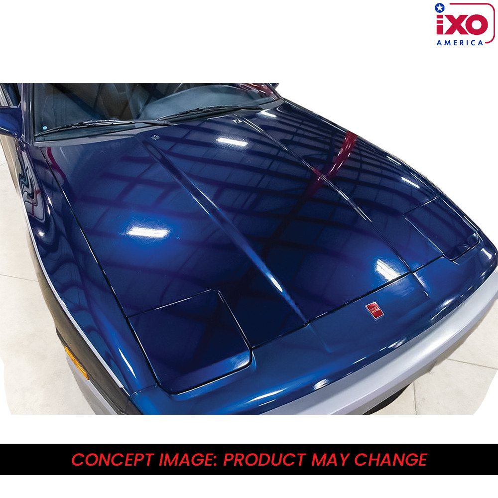 1987 Toyota Supra (A70) - Dark Blue Metallic / Silver 1:64 Scale