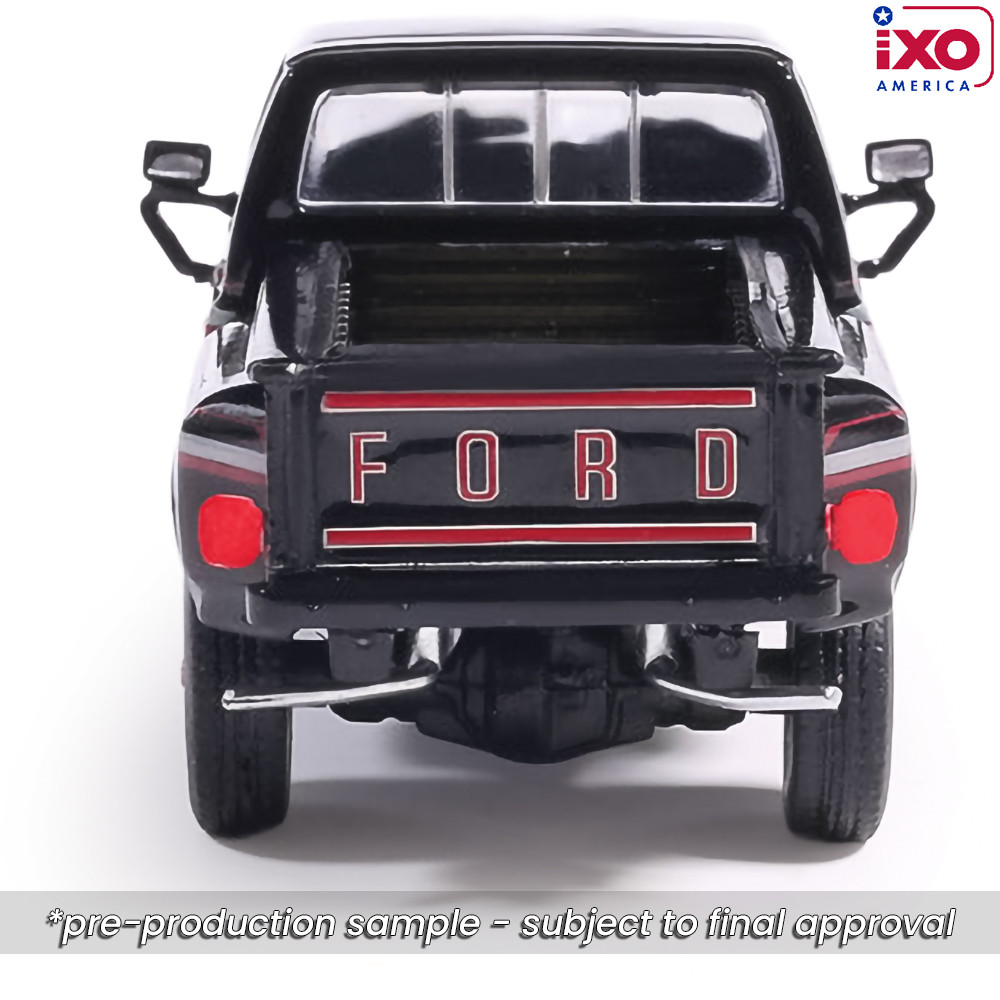 1983 Ford F-150 XLS Flareside 4X4 - Raven Black 1:64 Scale