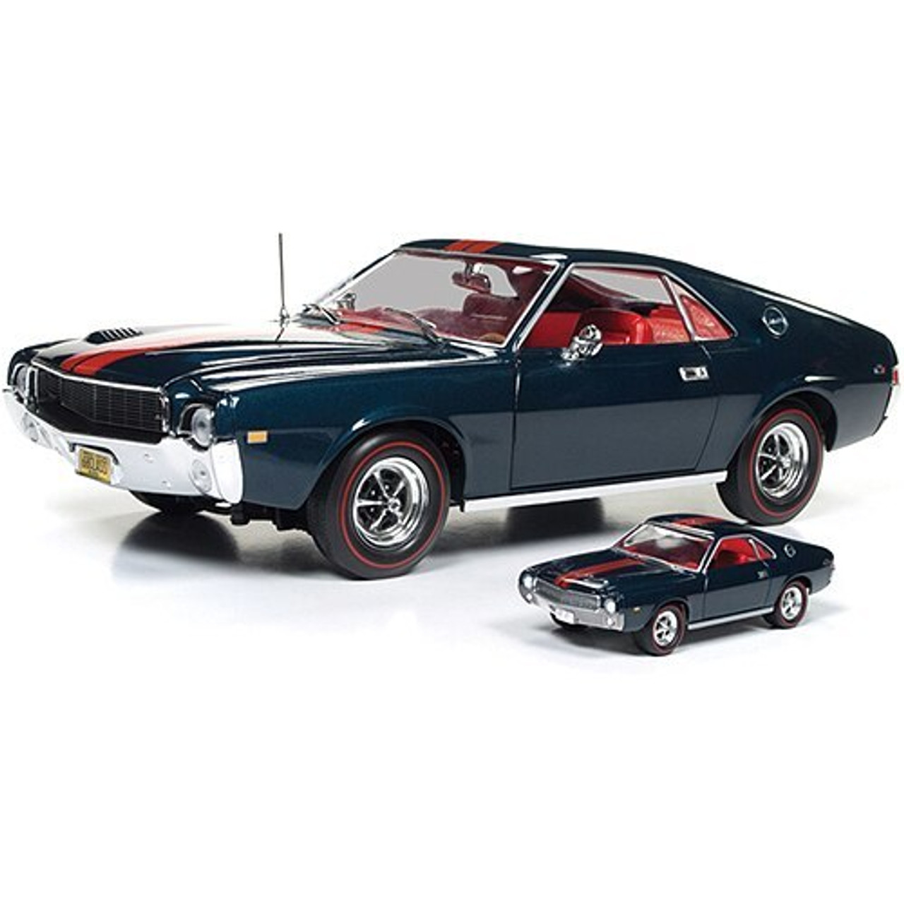 1968 AMC AMX Collection 1:18 Scale Diecast Replica Model by American Muscle  - Ertl