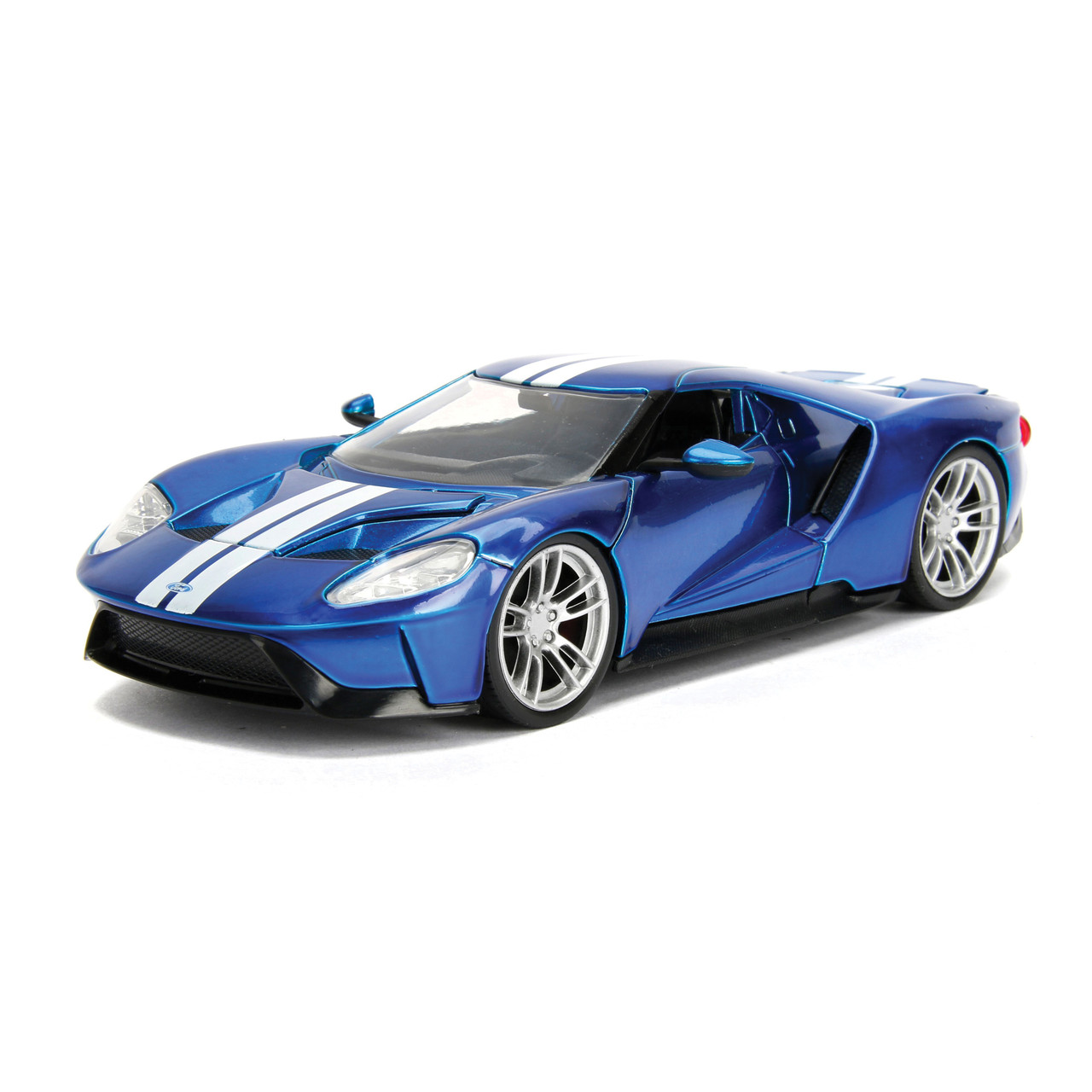 2017 Ford Gt Supercar Blue 124 Scale Diecast Model By Jada