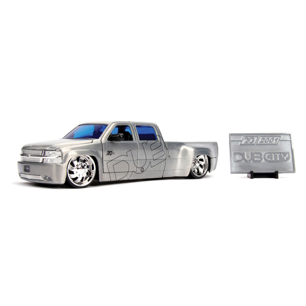 1999 Chevy Silverado Dooley Jada 20th 1:24 Scale Diecast Replica Model by  Jada Toys