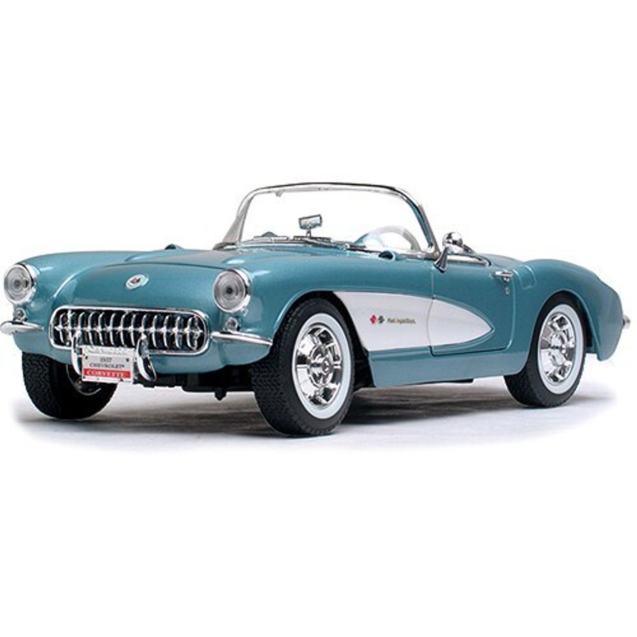 誠実 ダイキャストカー コルベット 1957 Corvette 1/18 - ミニカー