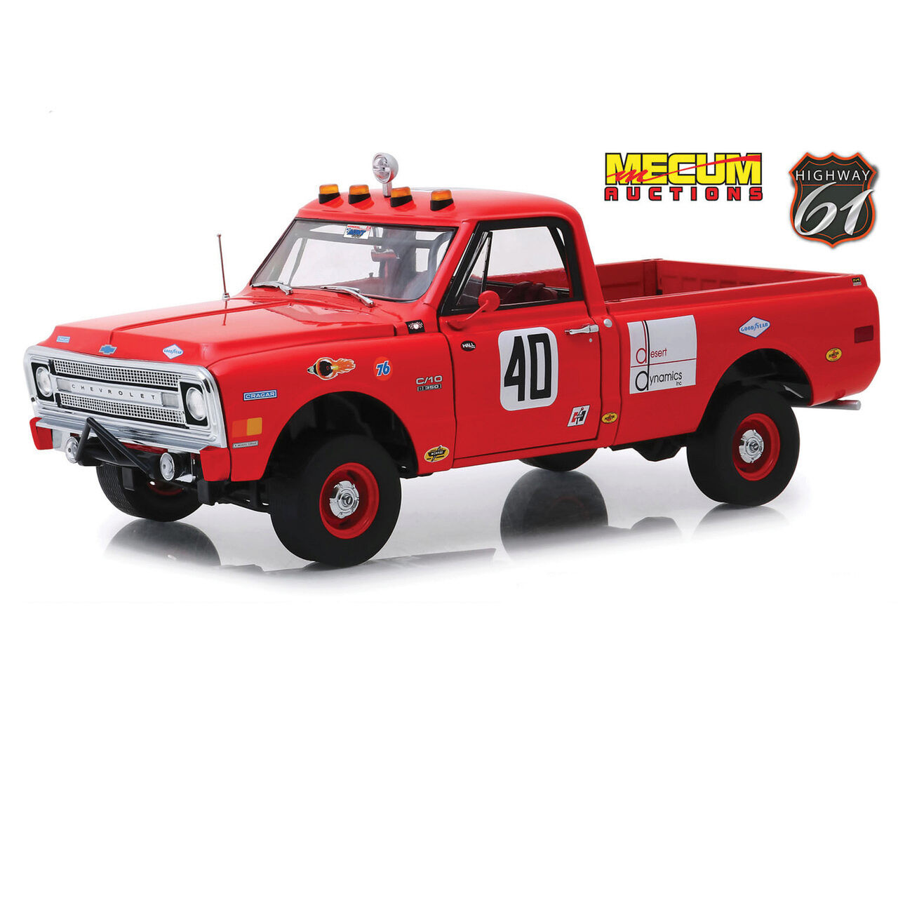 1969 Chevy C10 Baja 1000 Race Truck 1:18 Scale Diecast Replica Model by  Highway 61