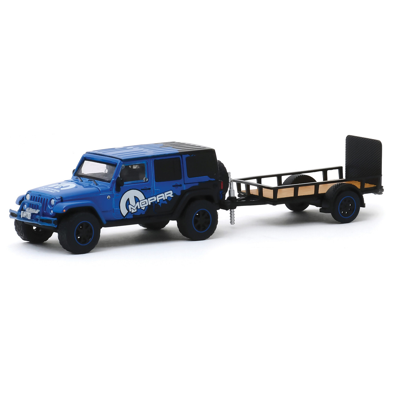 2012 Jeep MOPAR Wrangler Unlimited & Utility Trailer 1:64 Scale Diecast  Model by Greenlight | Collectable Diecast