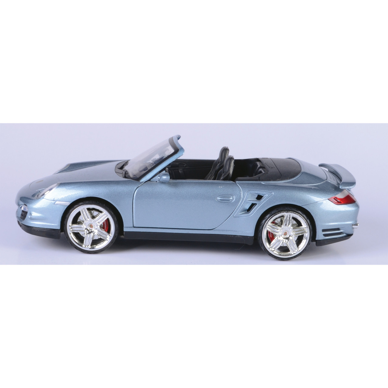 Porsche 911 Turbo Cabriolet - Grey 1:18 Scale Diecast Model