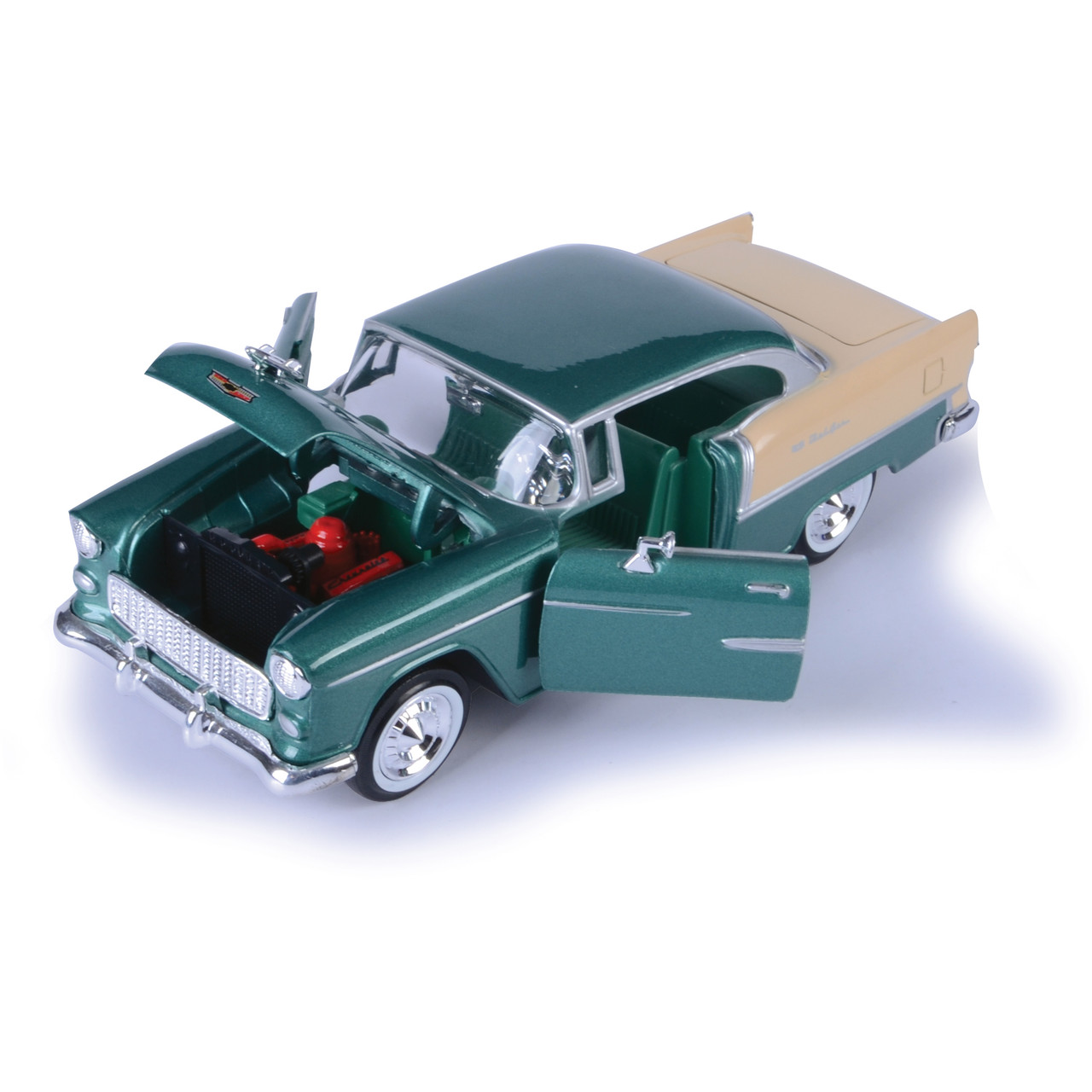 1955 Chevy Bel Air - Green 1:24 Scale Diecast Model Car