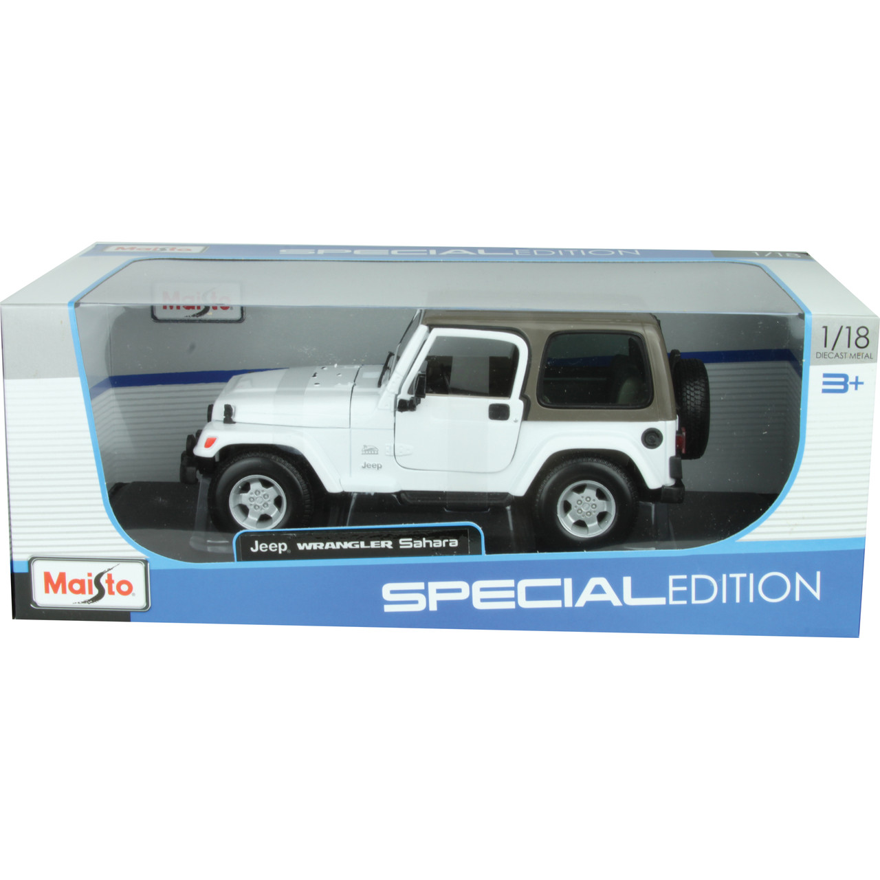 Jeep Wrangler Sahara 1:18 Scale Diecast Model by Maisto | Collectable  Diecast