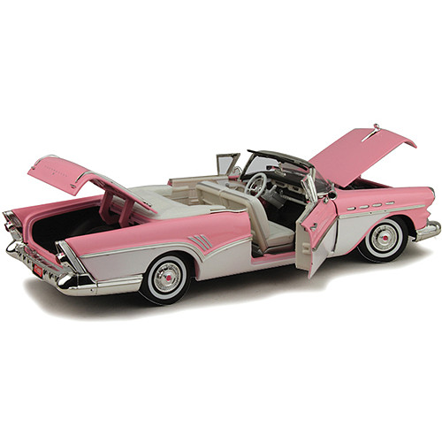 1957 Buick Roadmaster Convertible - Pink 1:18 Scale Diecast Model