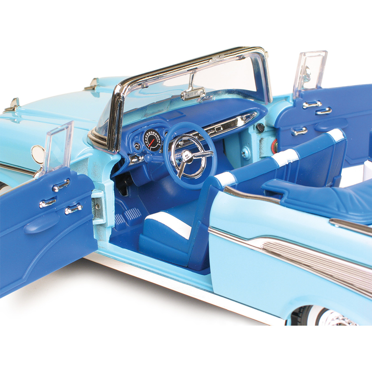 1957 Chevy Bel Air Convertible - Blue 1:18 Scale