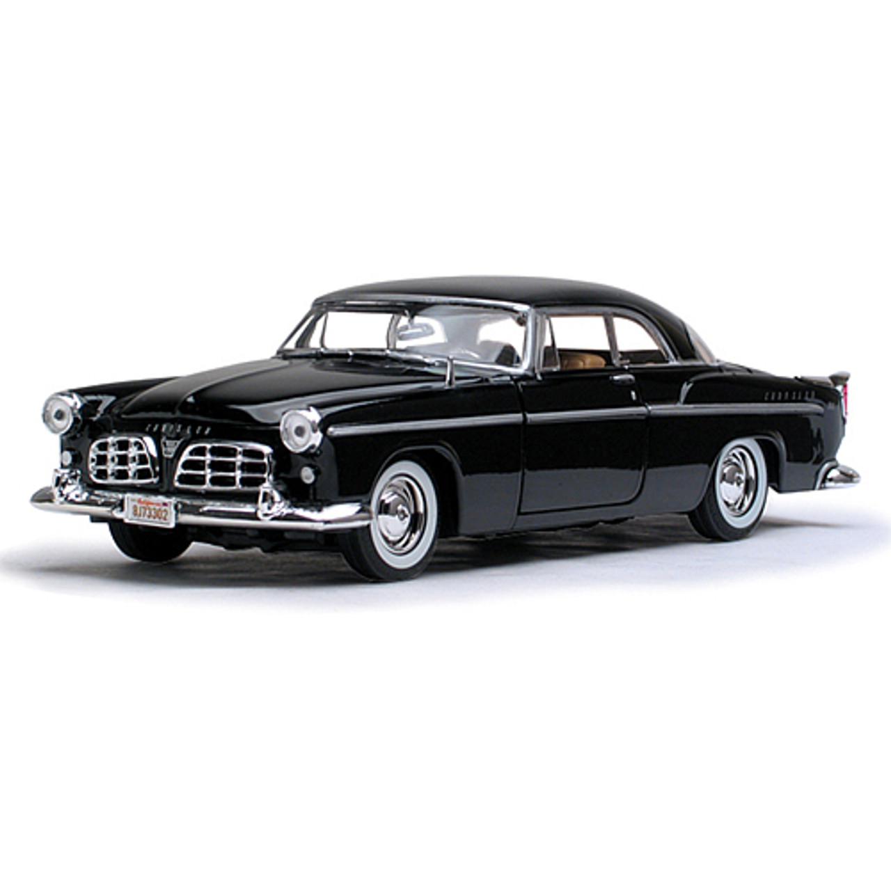 1955 Chrysler C300 - Black 1:24 Scale Diecast Model