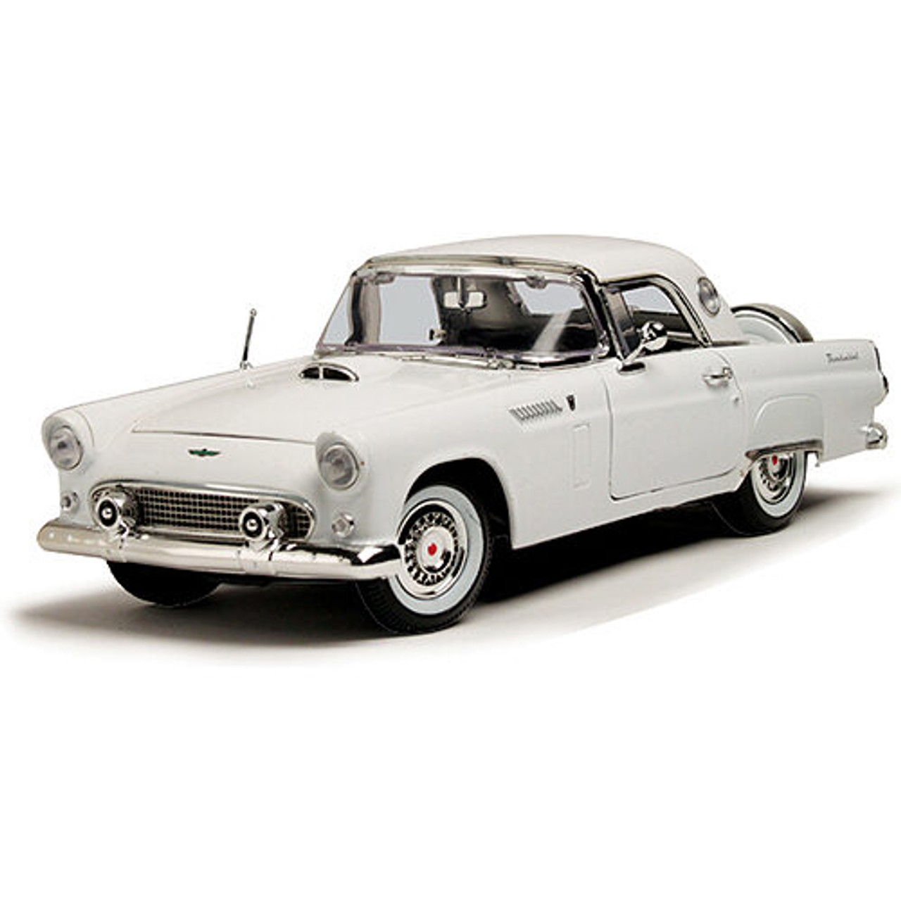 1956 Ford Thunderbird Coupe - White 1:18 Scale Diecast Model