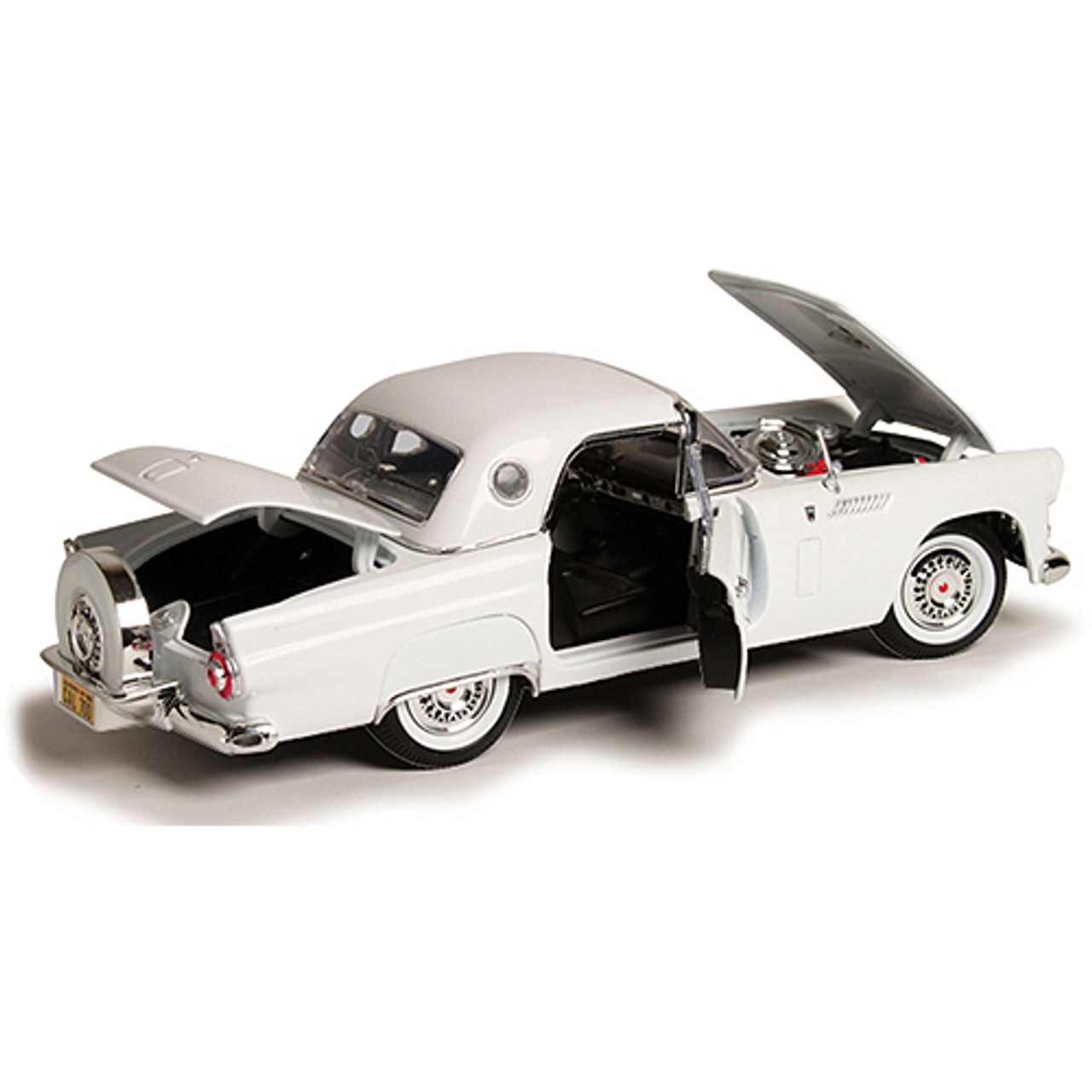 1956 Ford Thunderbird Coupe - White 1:18 Scale Diecast Model