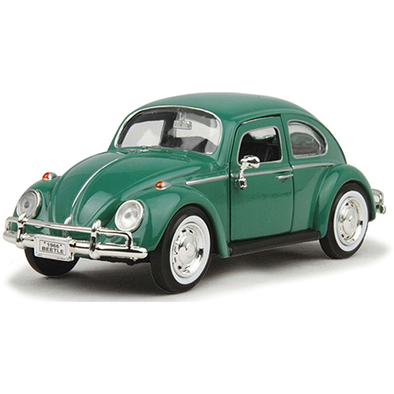 1966 VW Beetle - green 1:24 Scale Diecast Model