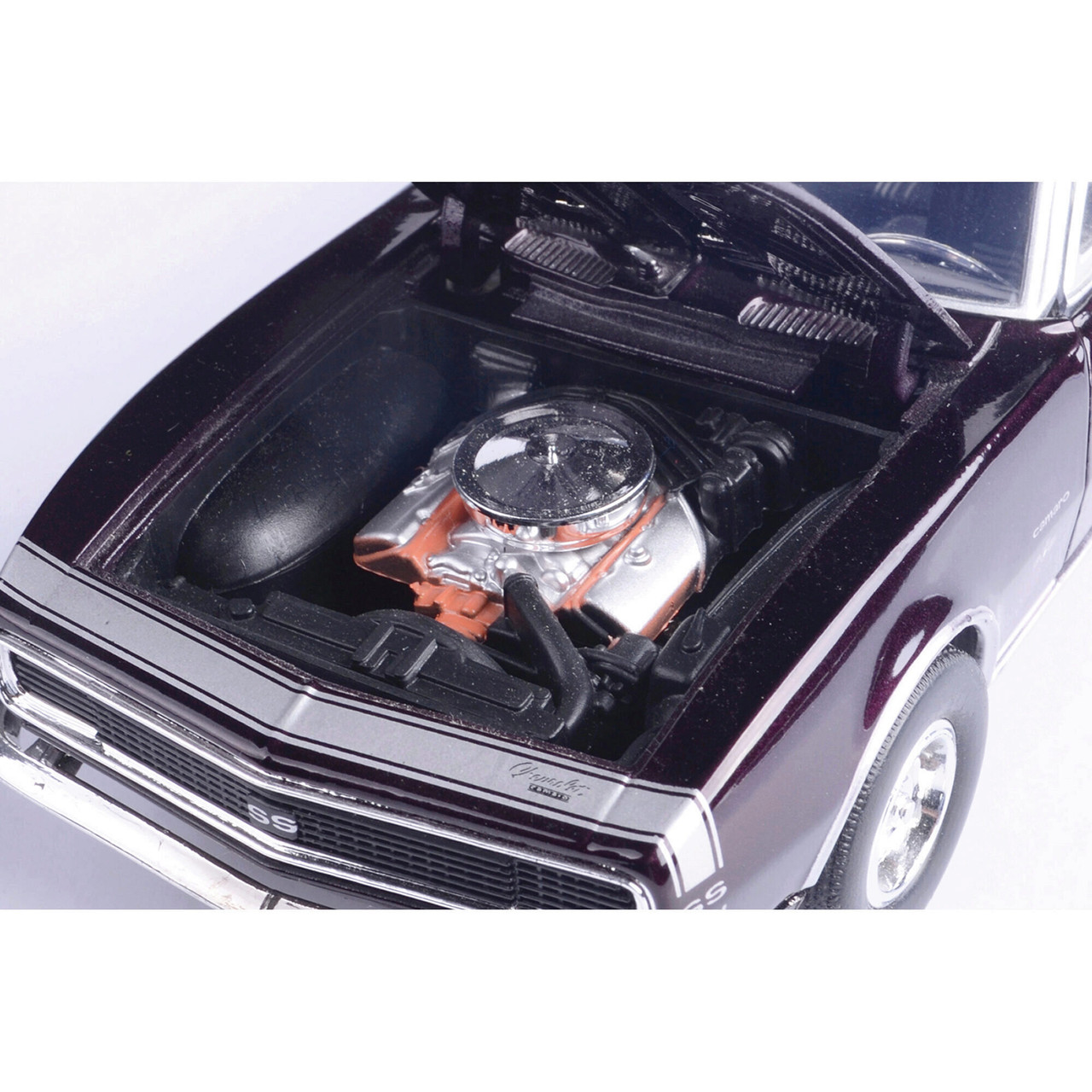 1967 Chevy Camaro SS Convertible - Burgundy 1:24 Scale Diecast Model Car