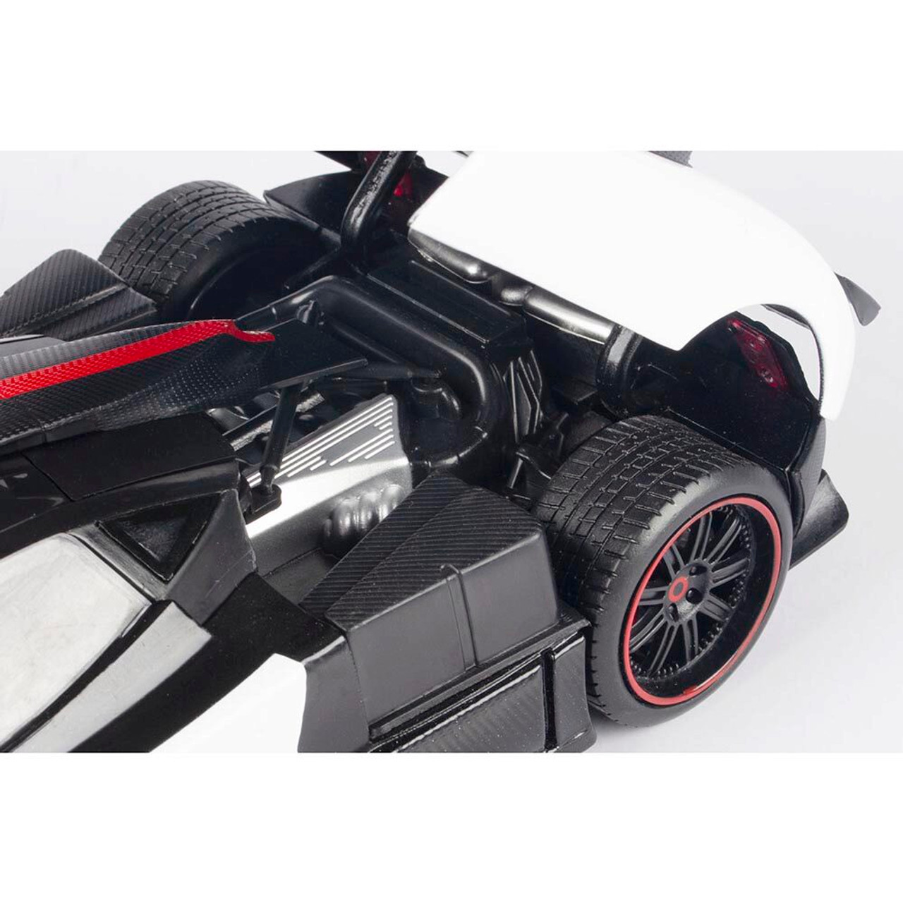 パガーニ　Pagani Cinque 1:18 Almost real 1:18 Pagani Zonda Cinque Coupe 2009 Orange/White