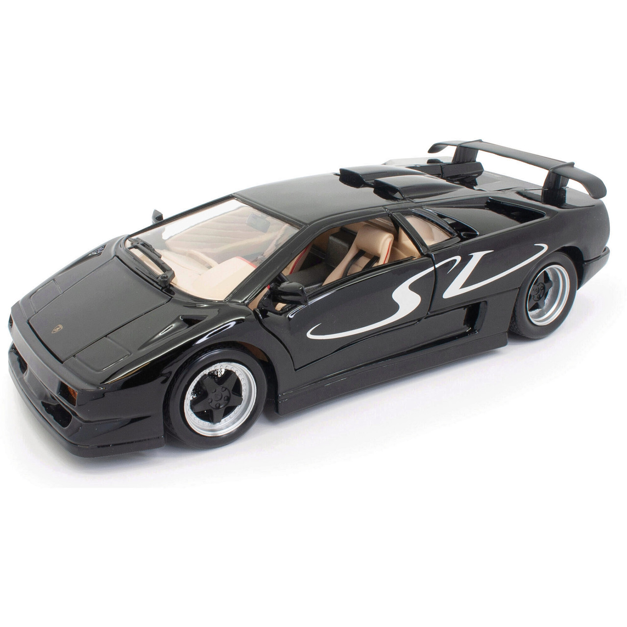 ミニカー Maisto Lamborghini Diablo Dodeg Charger Maisto '1990 Yellow Lamborghini Diablo' Special Edition