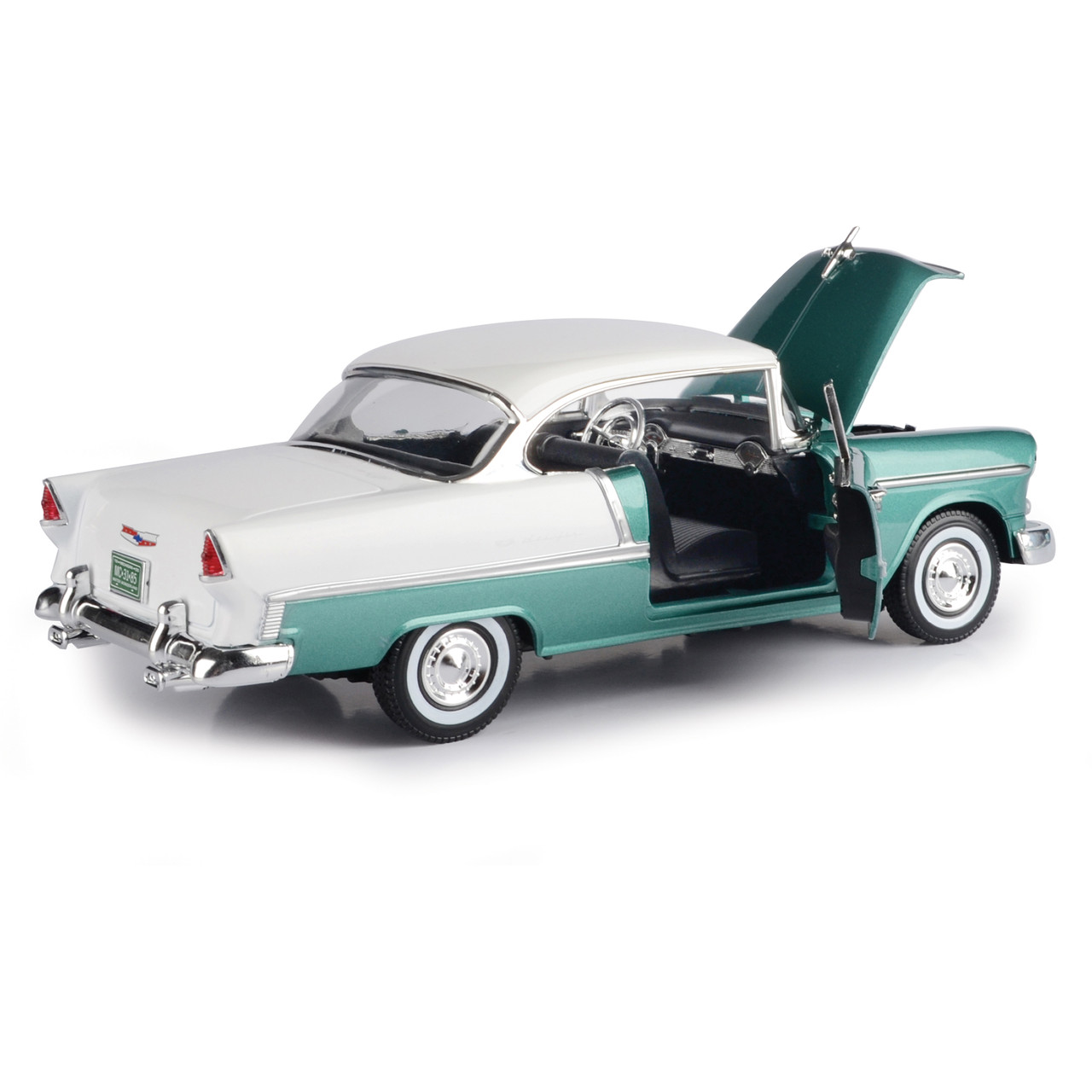 1955 Chevy Bel Air Hardtop 1:18 Scale Diecast Model by Motormax