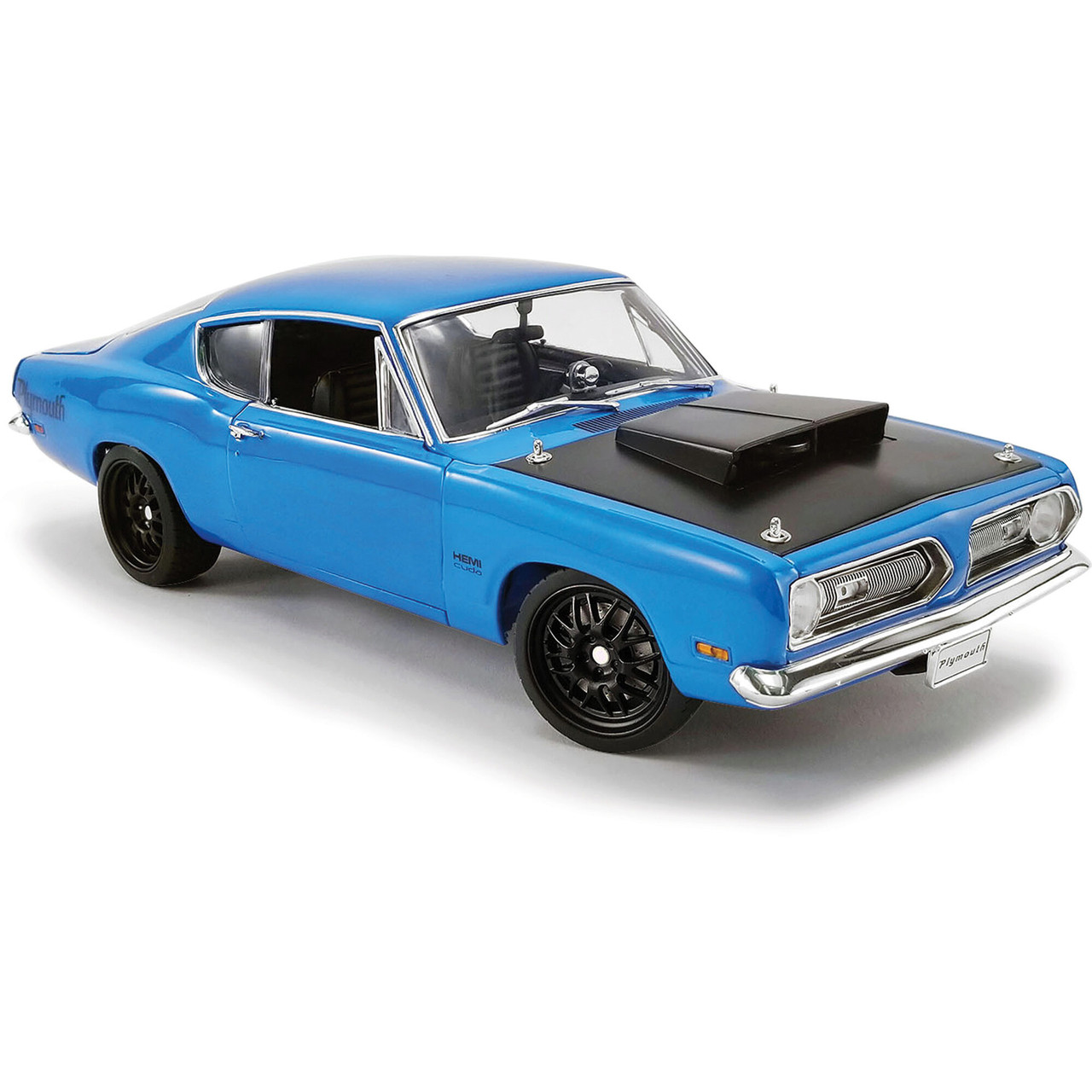 1969 Plymouth Barracuda Street Fighter Corporate Blue 1 18 Scale