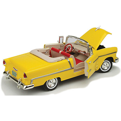 1955 Chevy Bel Air Top Up Convertible 1:18 Scale Diecast Model by