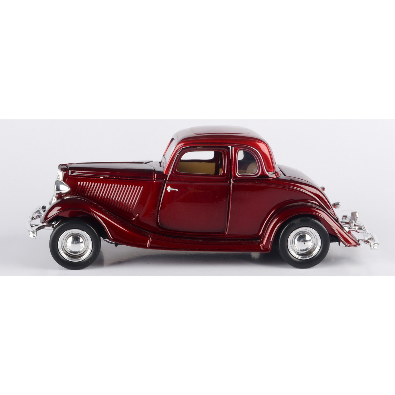 1934 Ford Coupe Hardtop - Red 1:24 Scale Diecast Replica Model