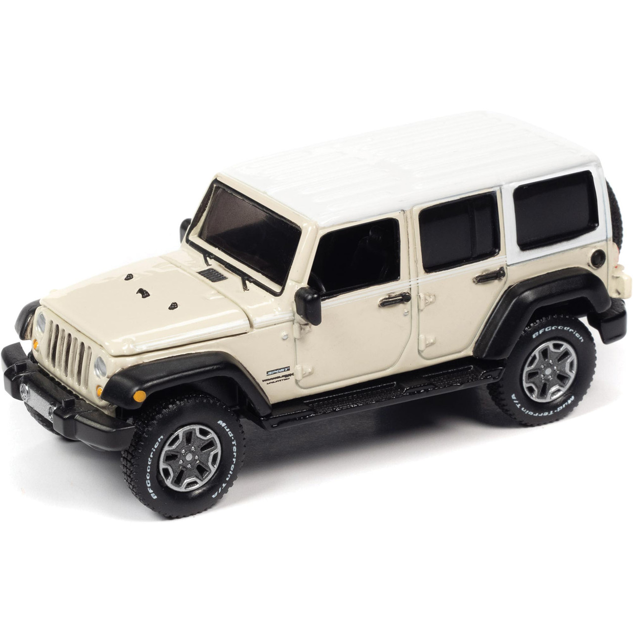 2018 Jeep Wrangler JK Unlimited Sport - Gobi Beige 1:64 Scale Diecast  Replica Model by Auto World