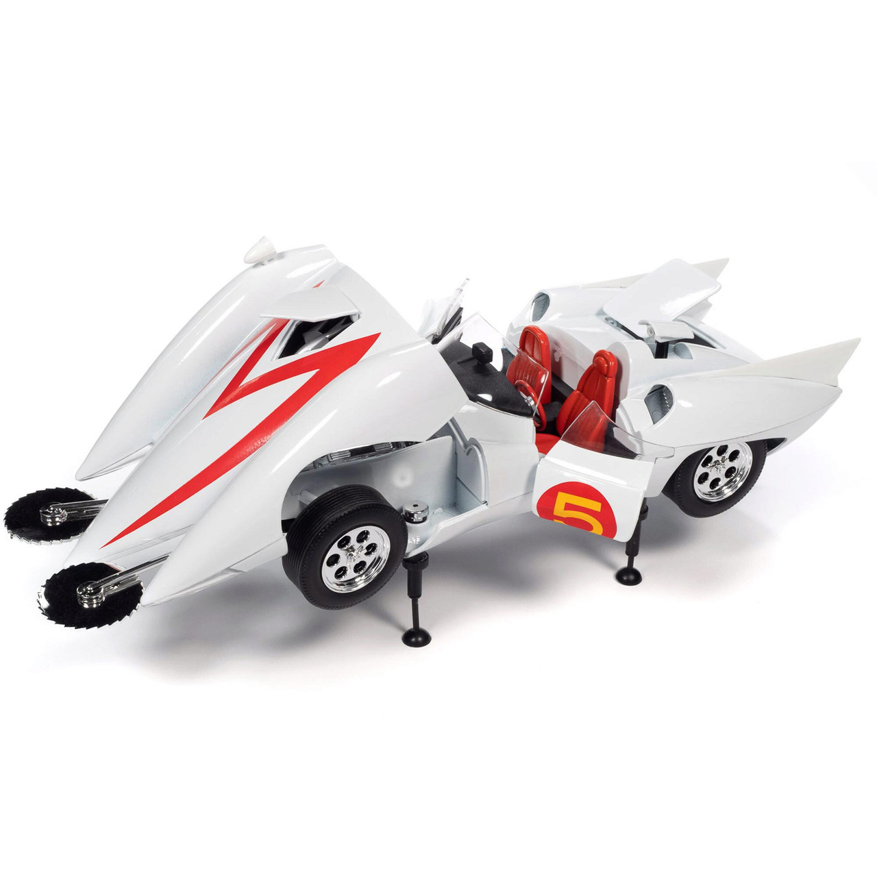 Speed Racer Mach 5 w/Chim-Chim & Speed Racer Figures 1:18